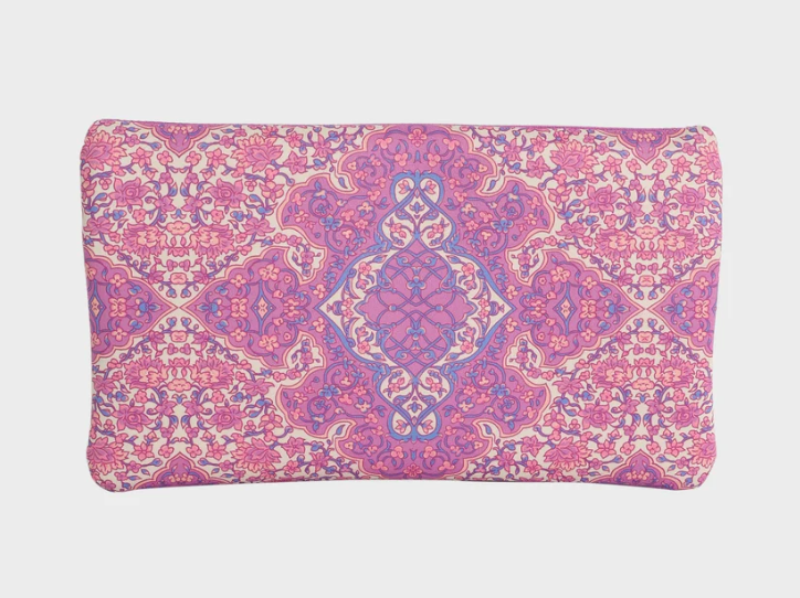 Billabong Mahi Large Pencil Case in barbados pink from rear