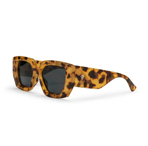 CHPO Brand Hong Kong Unisex Sunglasses in leopard colourway from the side