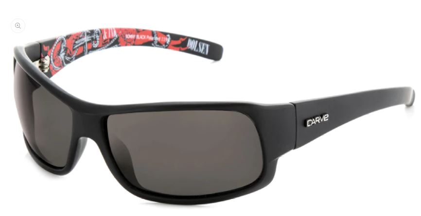 CARVE SONNY Black POLARised SUNGLASSES