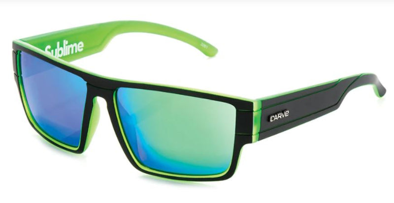 CARVE SUBLIME MATTE/GREEN REVO SUNGLASSE