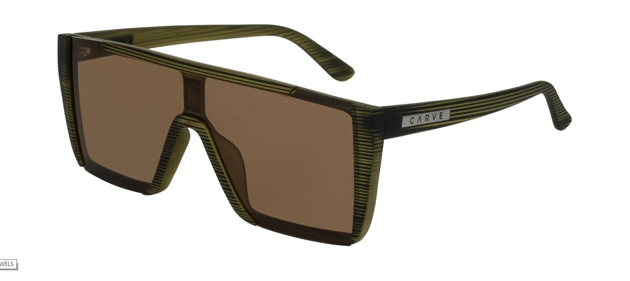 Carve Equinox Olive Streak Polarised Sunglasses