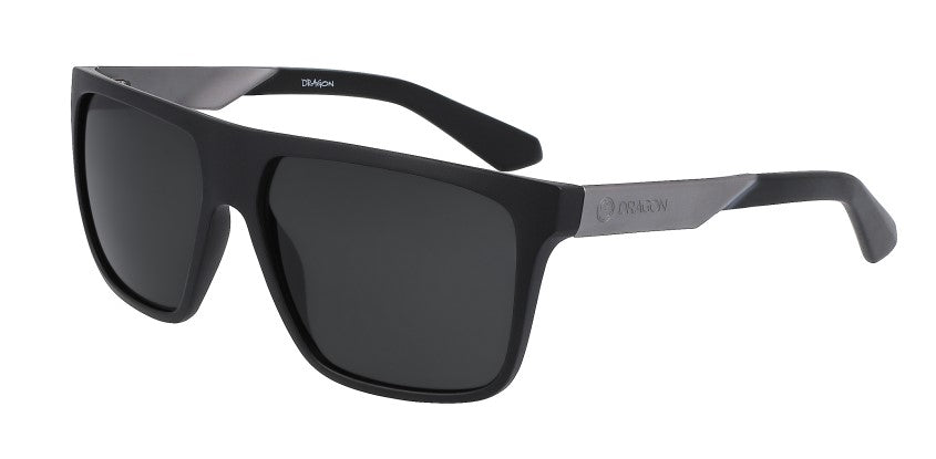Dragon Vinyl Matte Black w/LL Smoke Sunglasses