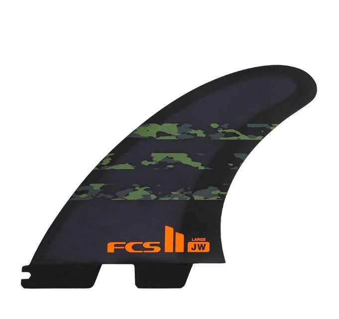FCS II JW PC MEDIUM TRI surfboard FIN SET - CAMO