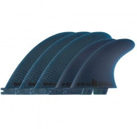 FCS II PERFORMER NG TRI-QUAD surfboard FIN SET eco blue pacific