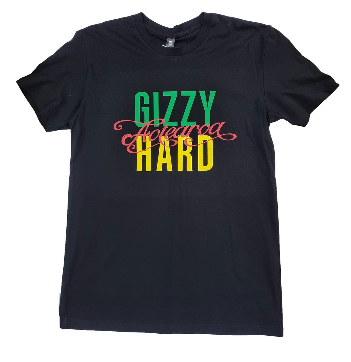 Gizzy Hard Aotearoa Womens Tee in black