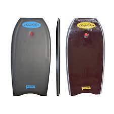 MANTA PHANTOM 44" PE BODYBOARD grey dark red 