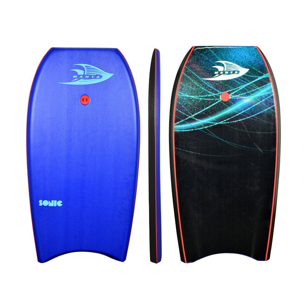 MANTA SONIC 42" EPS BODYBOARD blue black light blue 