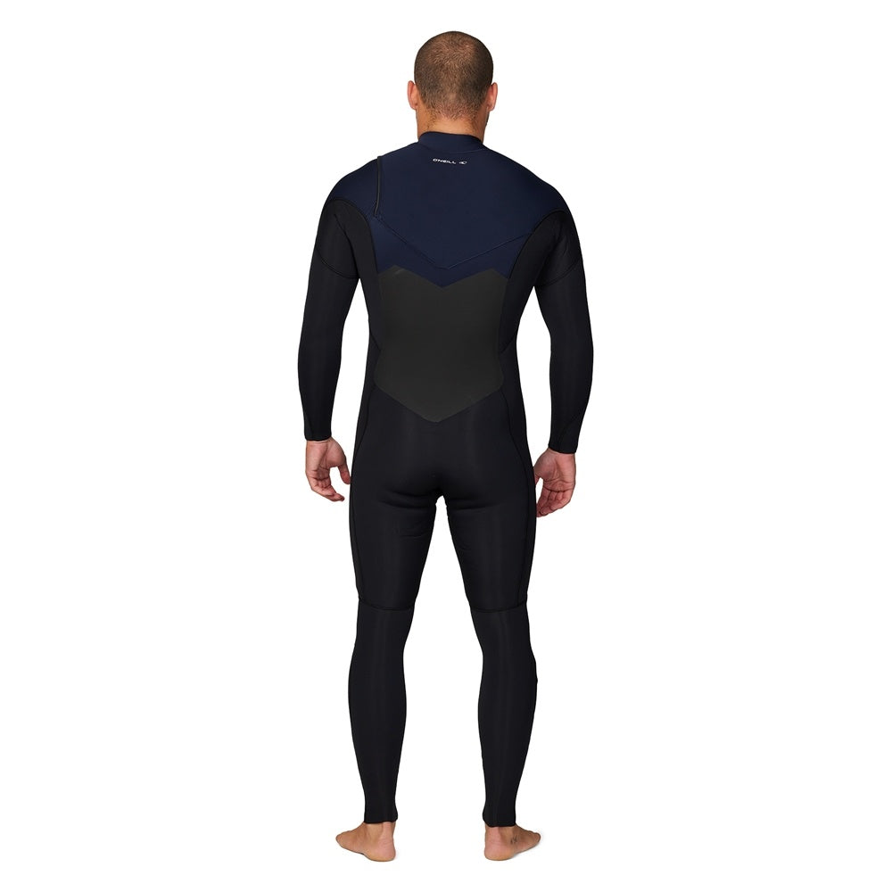 Oneill Defender CZ 4/3mm Mens Steamer in colour black abbyss back veiw