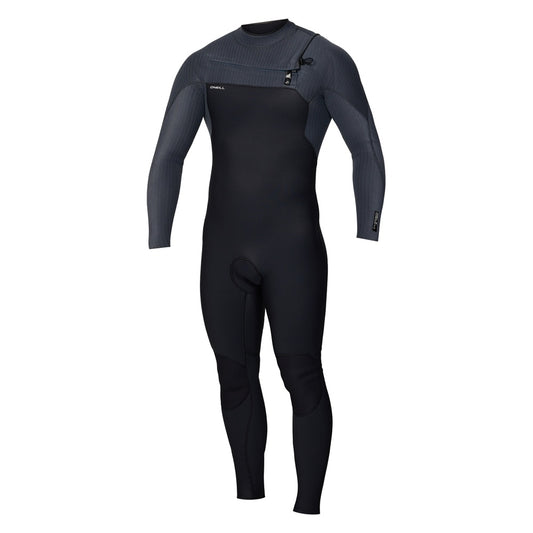 Oneill Hyperfreak CZ 4/3+mm Mens Steamer in colour black graphite front veiw