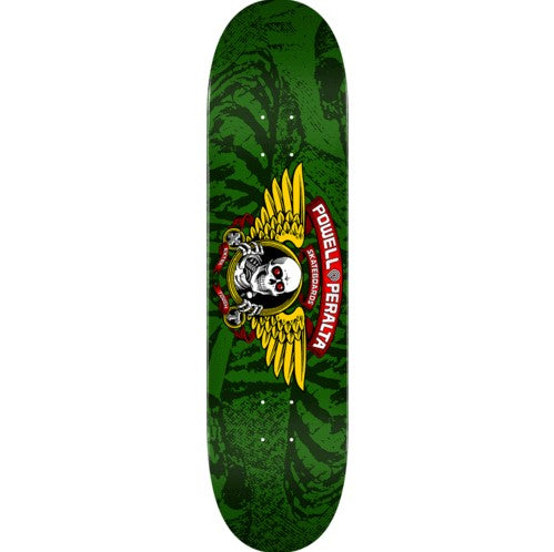 Powell Peralta 8.0" Winged Ripper Skateboard Deck in green