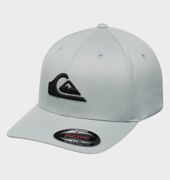 Quiksilver Mountain and Wave Cap in grey