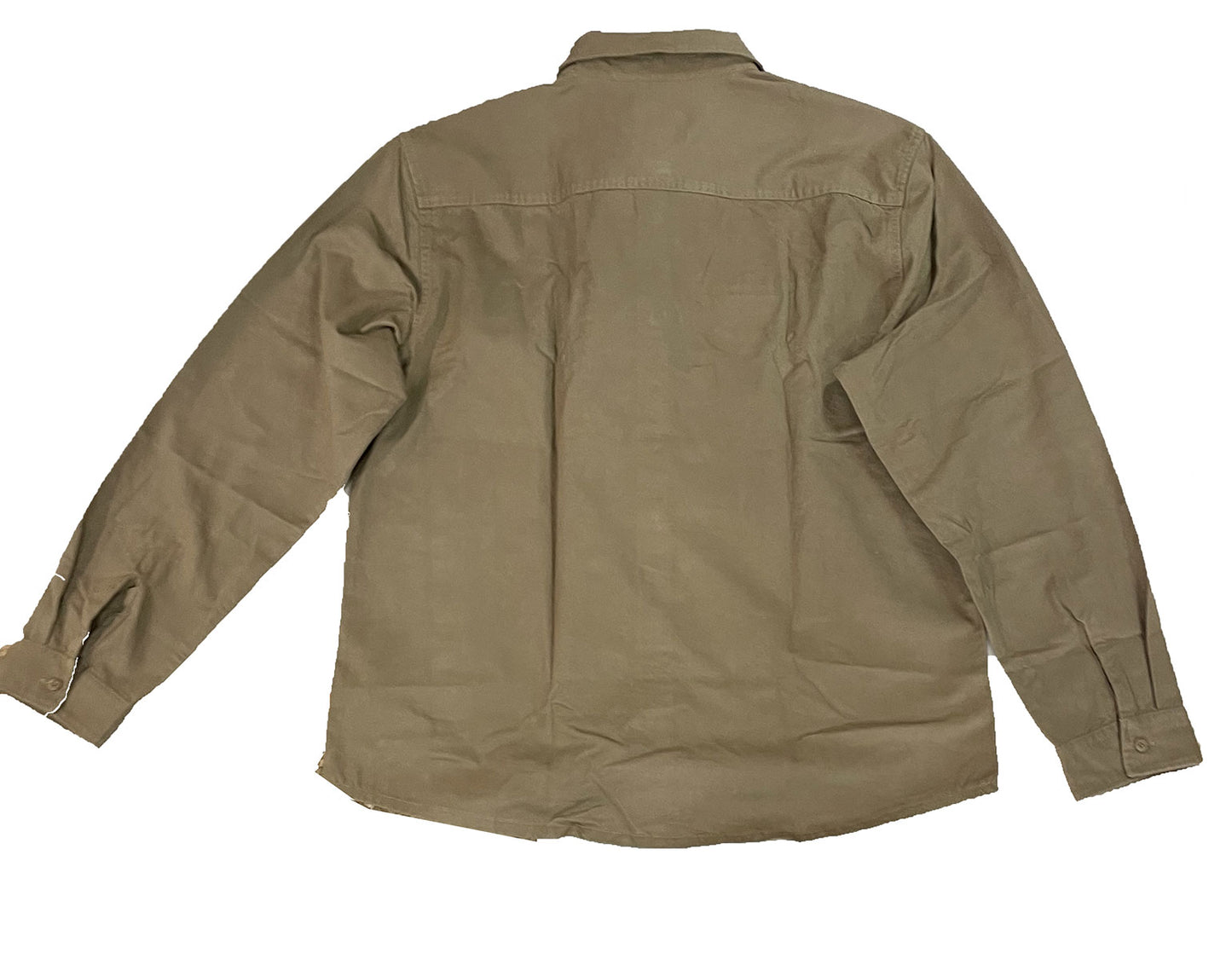 Quiksilver Reef Casual Overshirt Taupe COlourway Back View