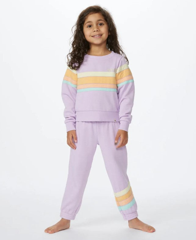 Rip Curl Surf Revival Girls Trackpants in orchid rose