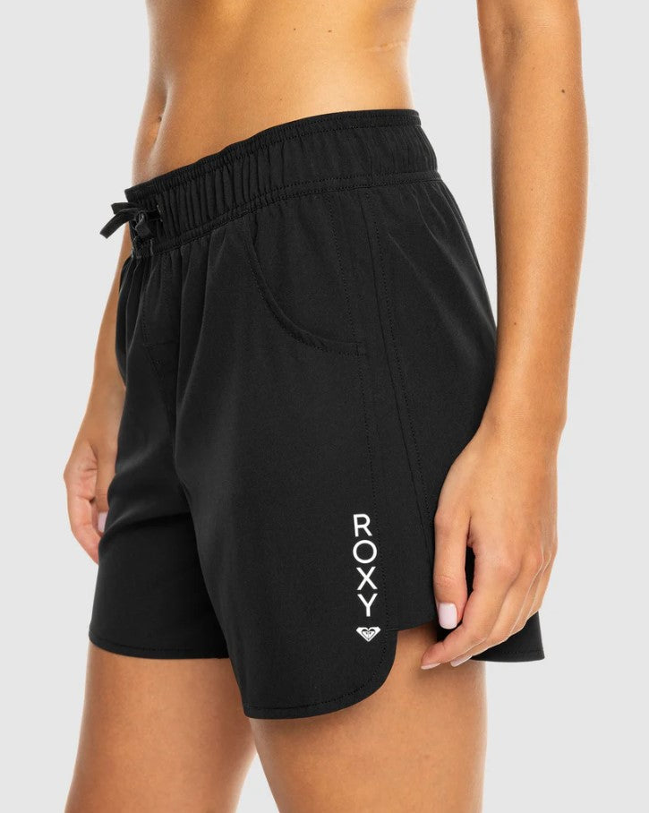 Roxy Wave 5" Women's Boardshorts in black from side