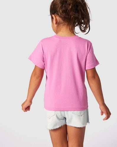 Rip Curl Rainbow Logo/Desto Girls Tee -Win25