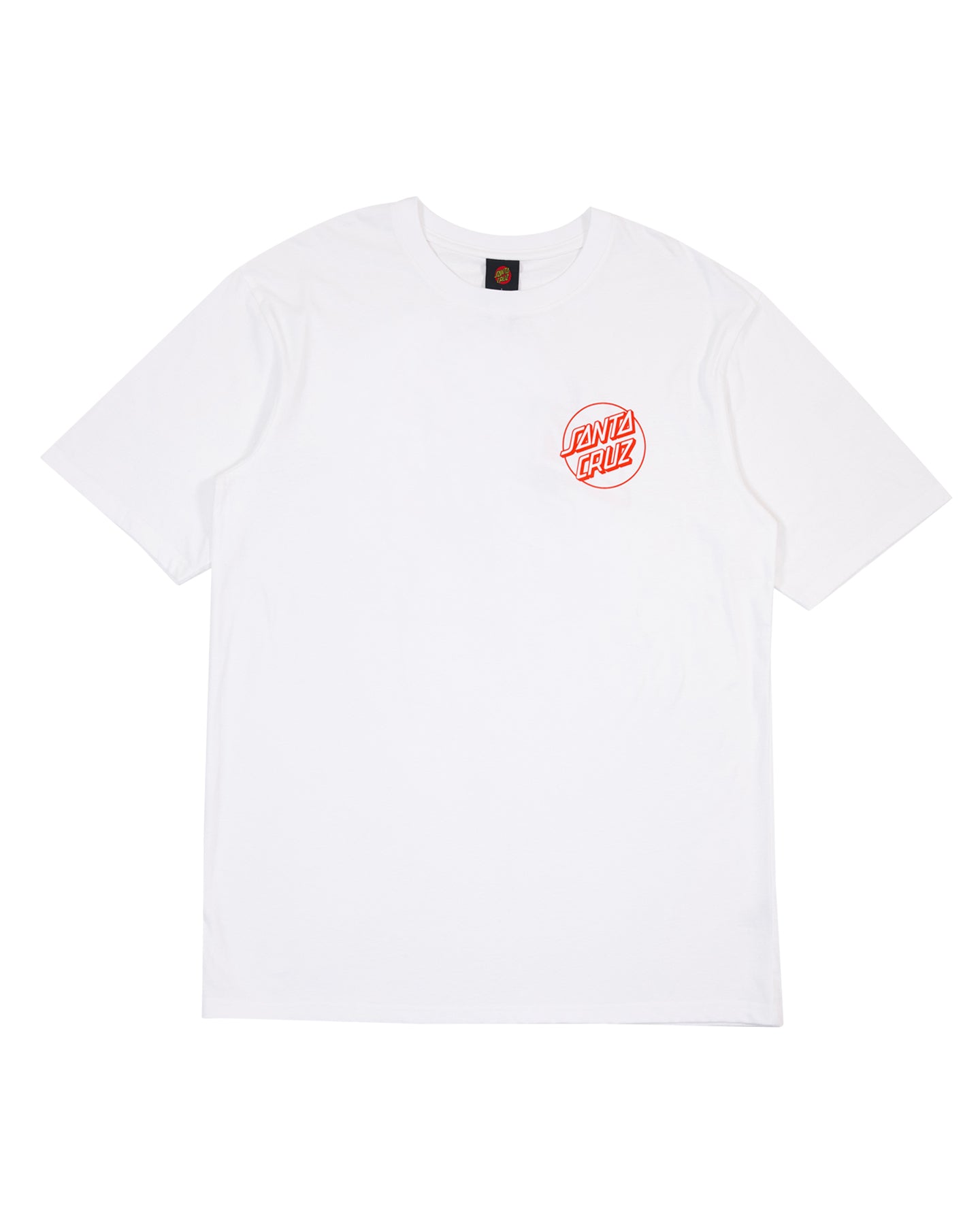 Santa Cruz Deadpool V2 Outline Tee in white from front