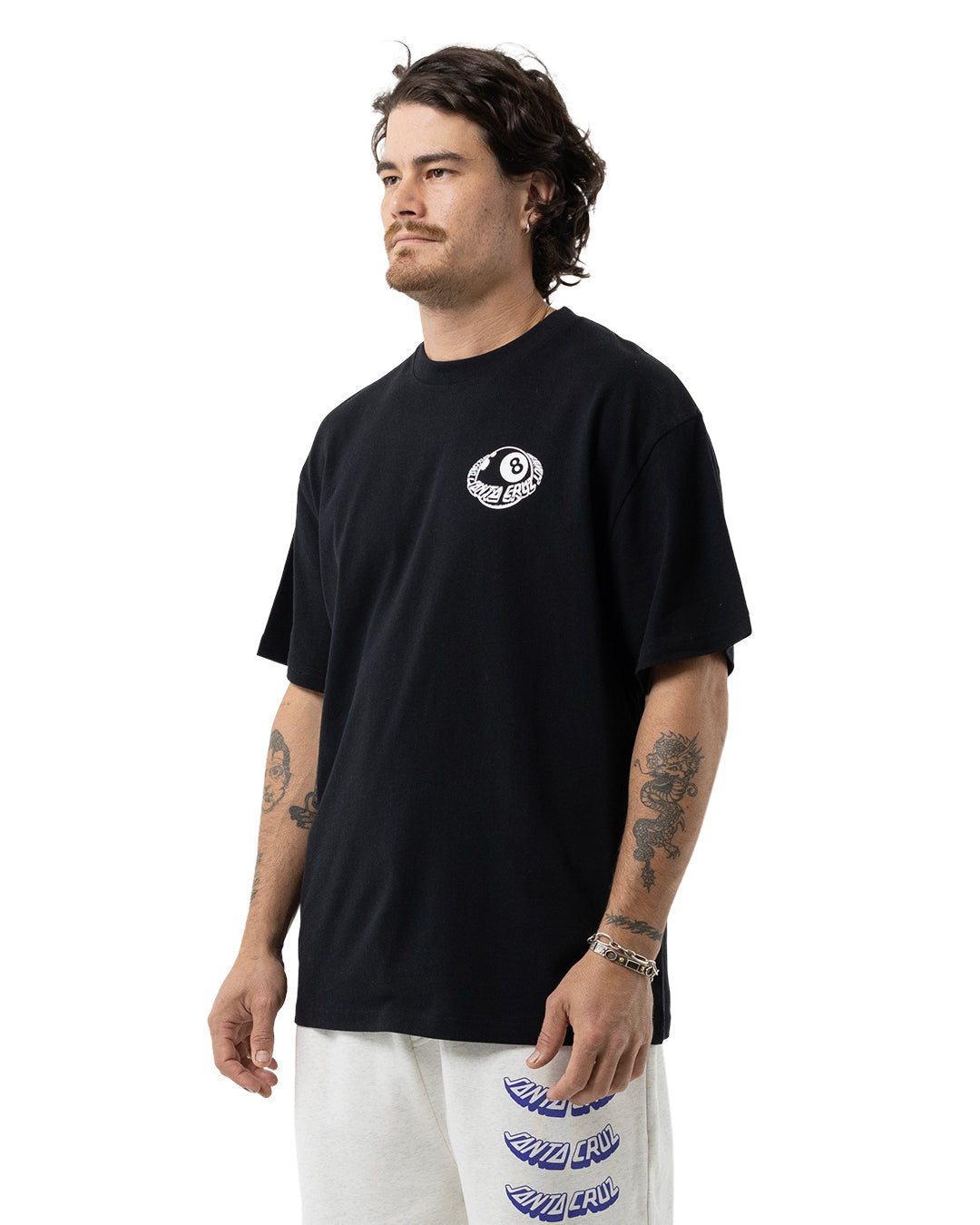 Santa Cruz Winkowski Eighth Planet Tee in black from side