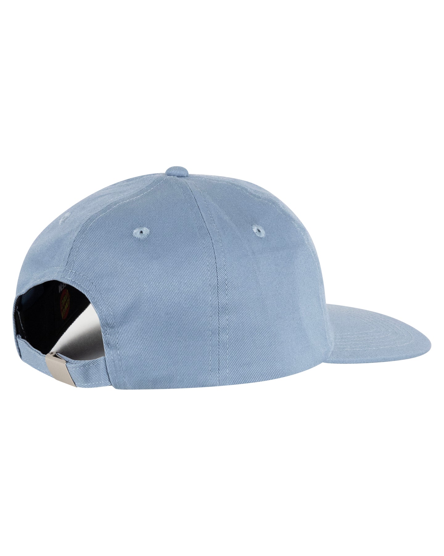 Light blue baseball cap on a white background