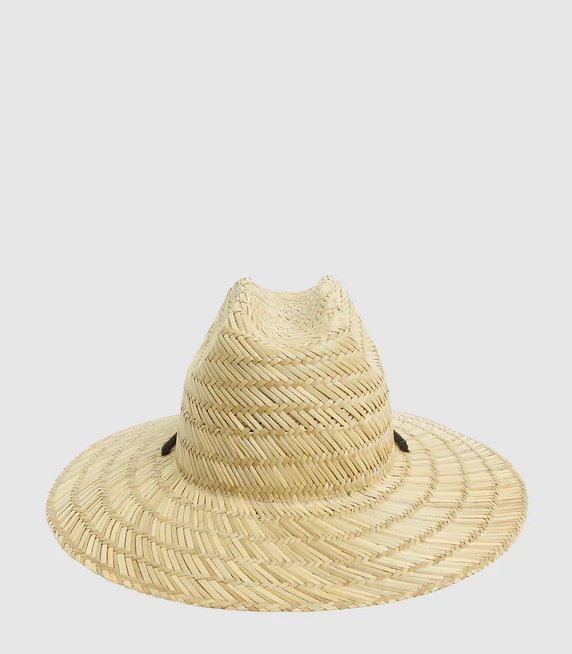 Billabong Tides Print Straw Hat in natrual back