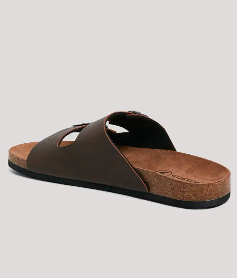 Kustom Mens Duo Slide
in chocolate from the back