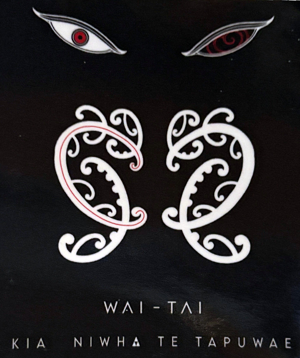 black wai tai tipua sticker