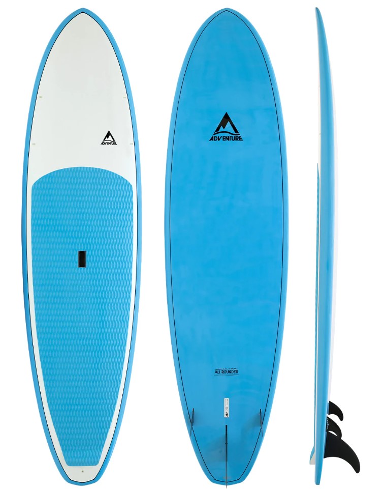 Ap 10'6 All Rounder Mx Sup stand up paddle board white blue with handle