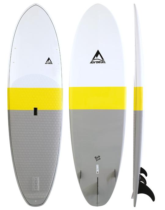 Ap 10' Sixty Forty Mx Sup stand up paddle board greay white yellow