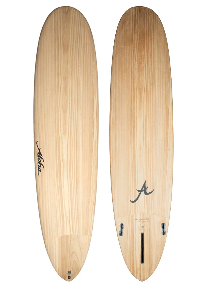 ALOHA 9'1 FUN DIVISION ECOSKIN LONGBOARD FCS 2 wood