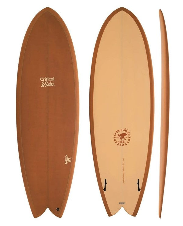 Critical Slide Society Angler PU Twin Fish Surfboard