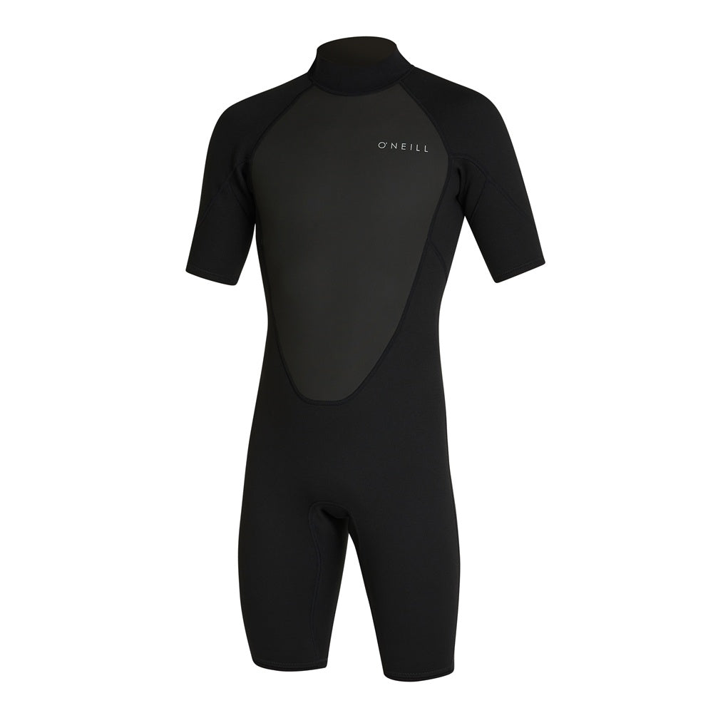 O'Neill Factor 2mm Men's Spring Wetsuit in black from front close up