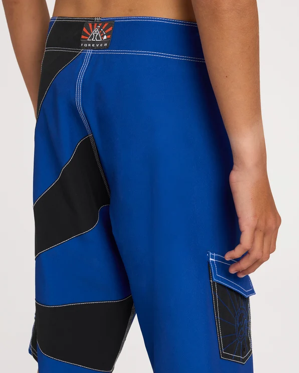 Billabong Boys A.I Rising Sun Pro Boardshorts in royal and black colourway from the back