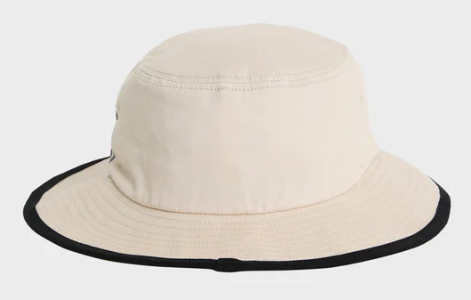 Billabong Boys Script Boonie Hat in stone colourway from the rear