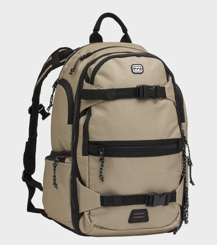 Billabong Combat OG Premium 35 Litre Backpack in tan from front