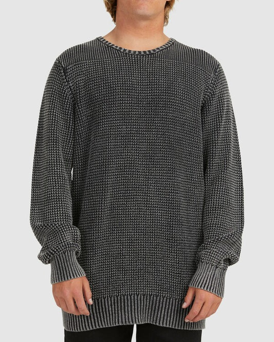 Billabong East Knit Crew in black colourway