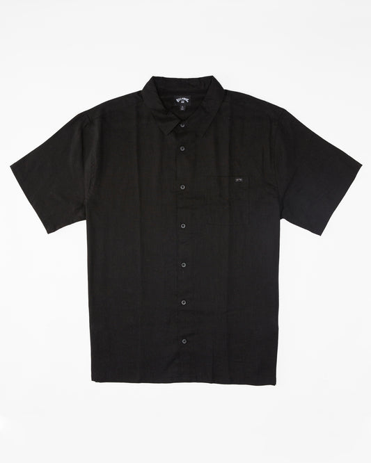 Billabong Everyday Solid Short Sleeve Shirt in black