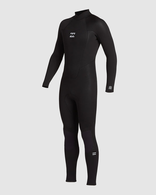 Billabong Men's Foil 3/2mm Back Zip Flat Locked Fullsuit wetsuit