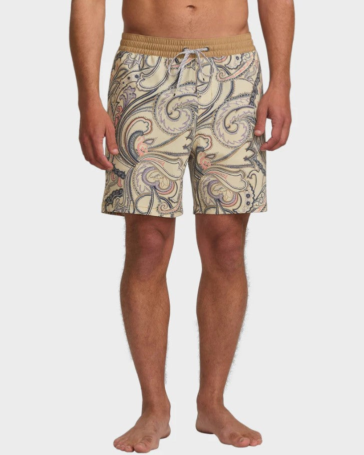 Billabong Good Times Layback 16" Boardshorts in desert sands colourway from front