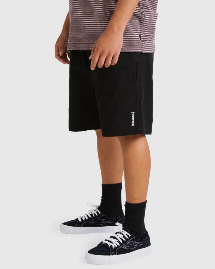 Billabong Jimmy Carpenter Walkshorts in black from side