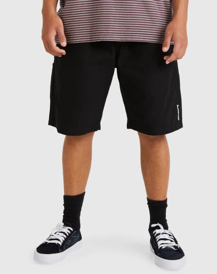 Billabong Jimmy Carpenter Walkshorts in black from front