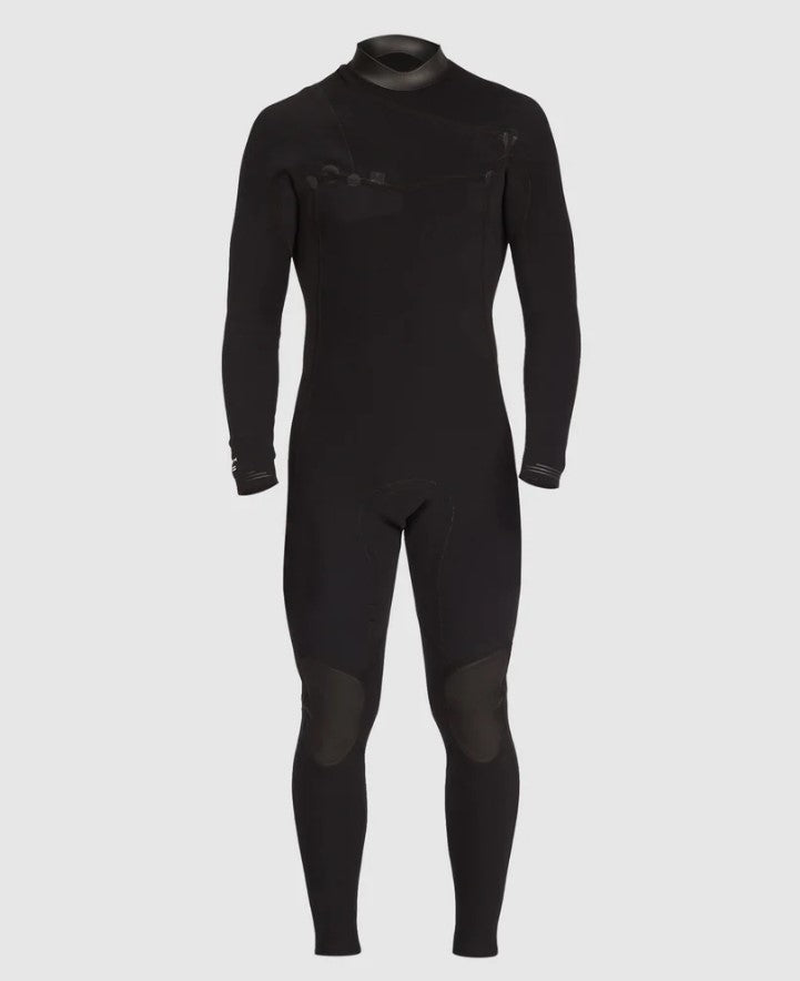 Billabong Revolution 4/3mm CZ Wetsuit in black showing inside lining
