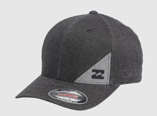 Billabong Station Flexfit Cap  in black heather colourway