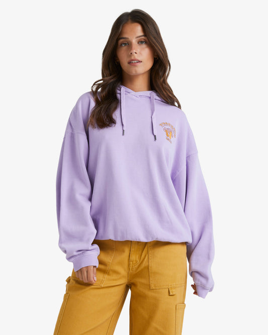 Billabong Surf Trippin Rio Hoodie Lilac Colourway Front
