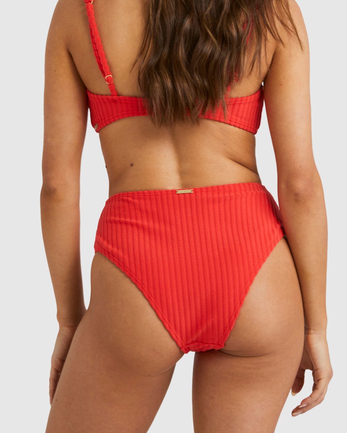 Billabong Terri Rob Hi Maui Pant DD Top Bikini Set fire red back