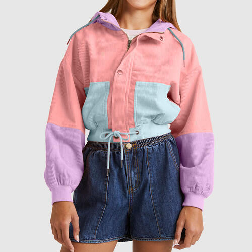 Billabong Tone Setter girls Jacket in colour multi on model