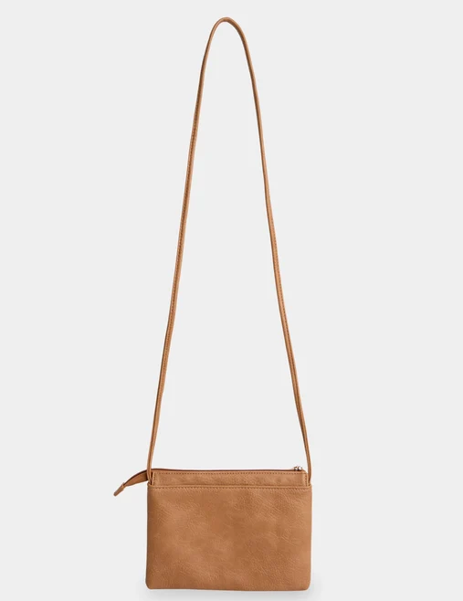 Billabong Tropical Rhapsody Festival Bag in tan from rear