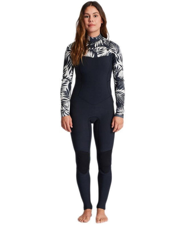 Billabong Womens 3/2mm Salty Dayz GBS Wetsuit seen in the in paradise colourway