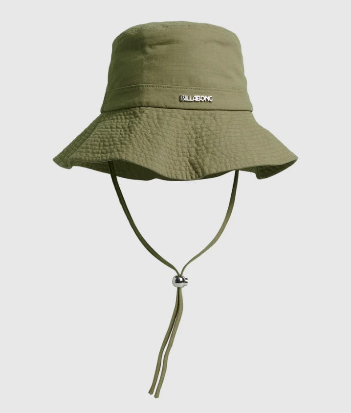Billabong Womens Sands Bucket Hat in wasabi colourway