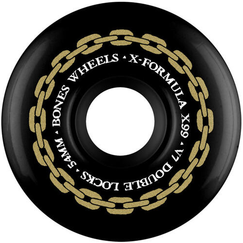 Bones X-Formula V7 Double Locks 99a 54mm Black Wheels – Blitz Surf