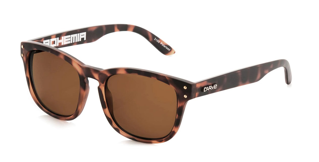 CARVE BOHEMIA MATTE TORT POLAR SUNGLASSES