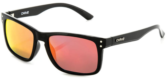 CARVE GOBLIN Black frame with RED POLARised lens SUNGLASSES